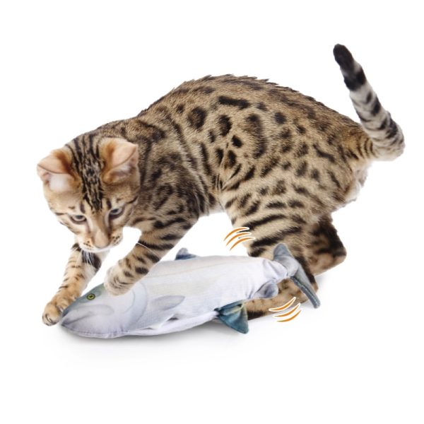 AFP White Jittering Fish Sardines Cat Toy - Image 3