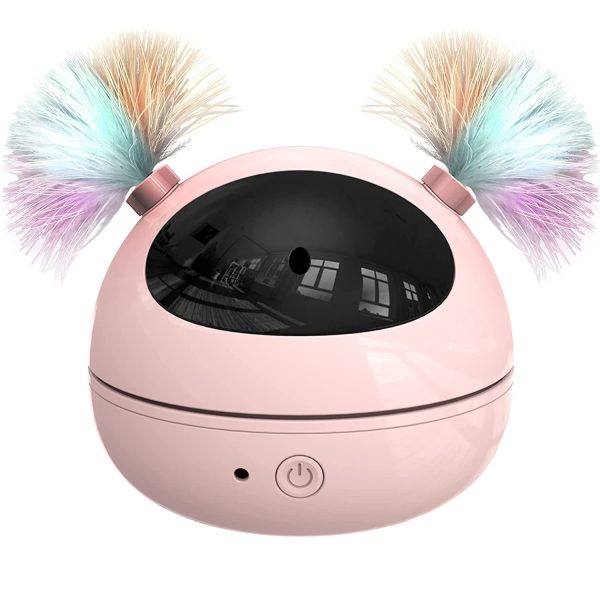 M-Pets Polaris Interactive Laser Cat Toy, Pink