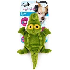 AFP Ultrasonic Rave Alligator Plush Dog Toy