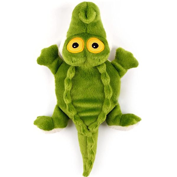 AFP Ultrasonic Rave Alligator Plush Dog Toy - Image 2