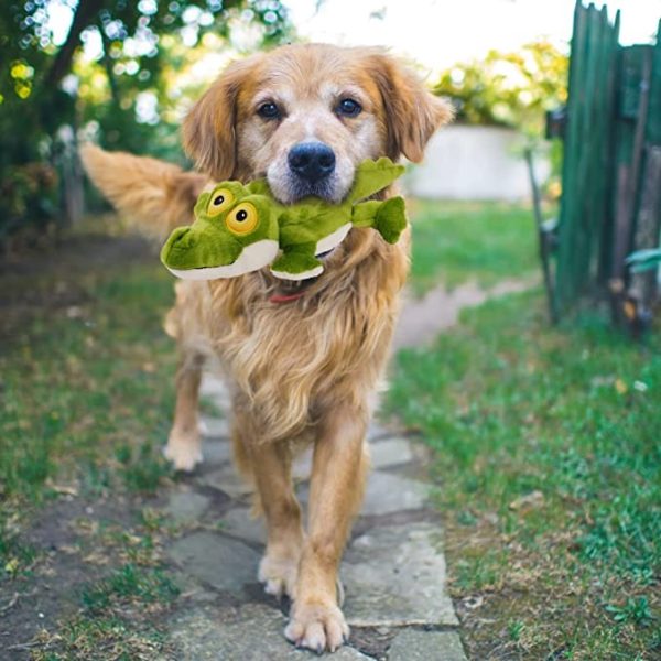 AFP Ultrasonic Rave Alligator Plush Dog Toy - Image 7