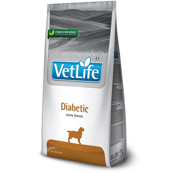 Farmina VetLife Diabetic Dry Dog Food, 2 kg Smart Pet Kuwait