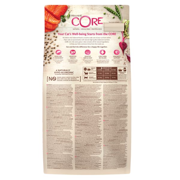 Wellness CORE Sterilised Ocean Salmon Recipe Dry Cat Food, 1.75 KG - Image 2