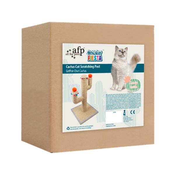 AFP Whisker Fiesta Cactus Cat Scratching Post - Image 4