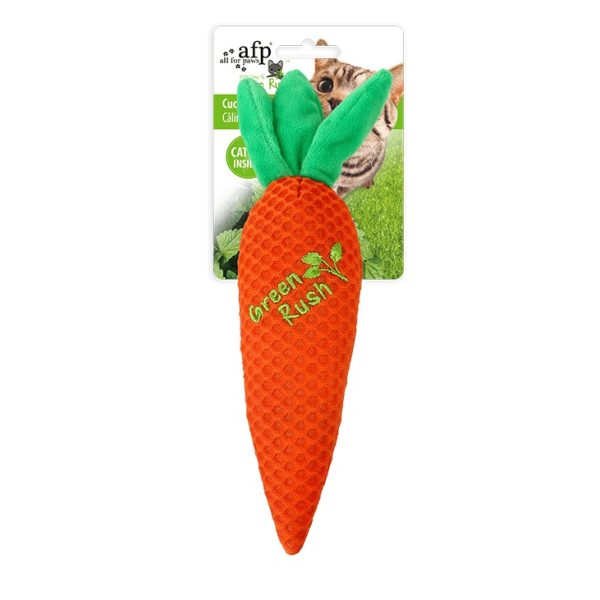 AFP Carrot Cuddler Cat Toy