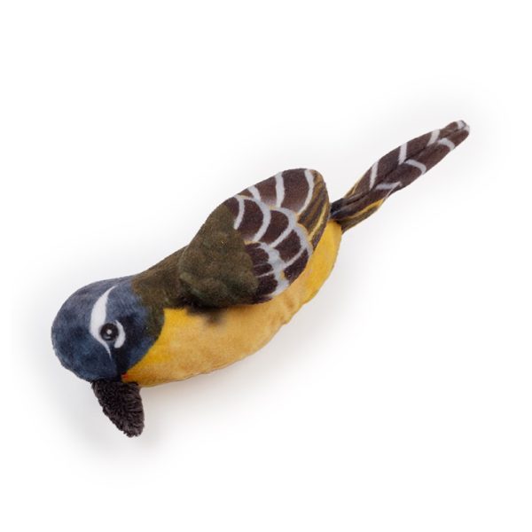 AFP Catnip Bird Cat Toy - Brown & Yellow - Image 2