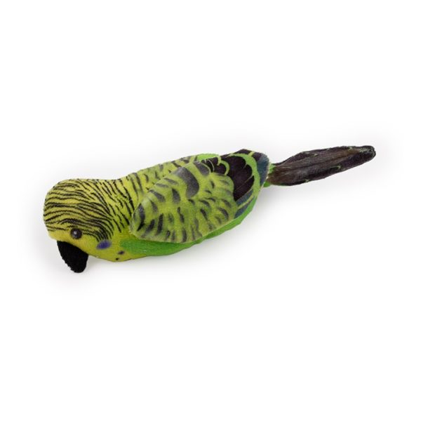 AFP Catnip Bird Cat Toy - Green & Yellow - Image 2