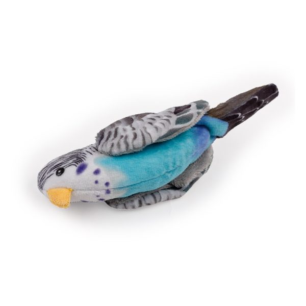 AFP Catnip Bird Cat Toy - White & Blue - Image 2