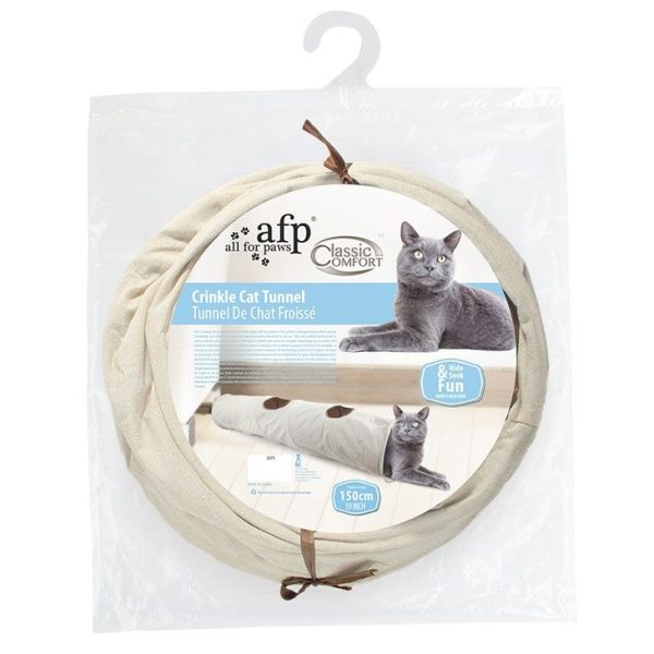 AFP Crinkle Tunnel Cat Toy