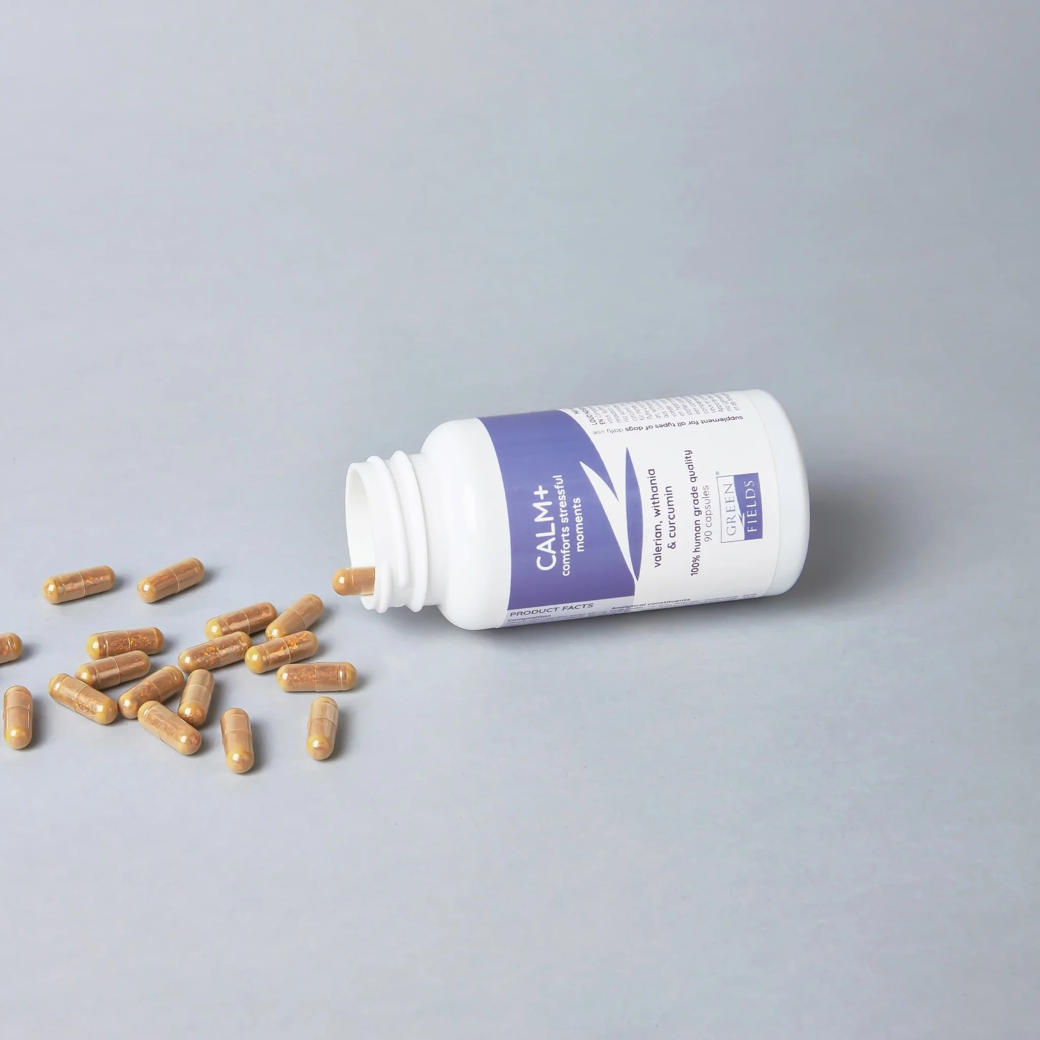 GreenFields Calm+ Comforts Stressful, 90 Capsules - Image 3