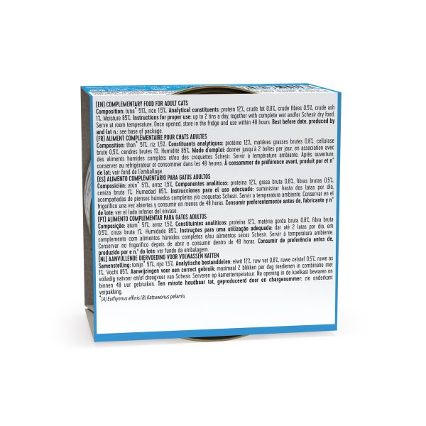 Schesir Tuna Wet Cat Food, 85g - Image 5
