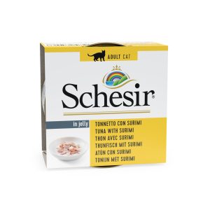 Schesir Tuna with Surimi Wet Cat Food, 85g