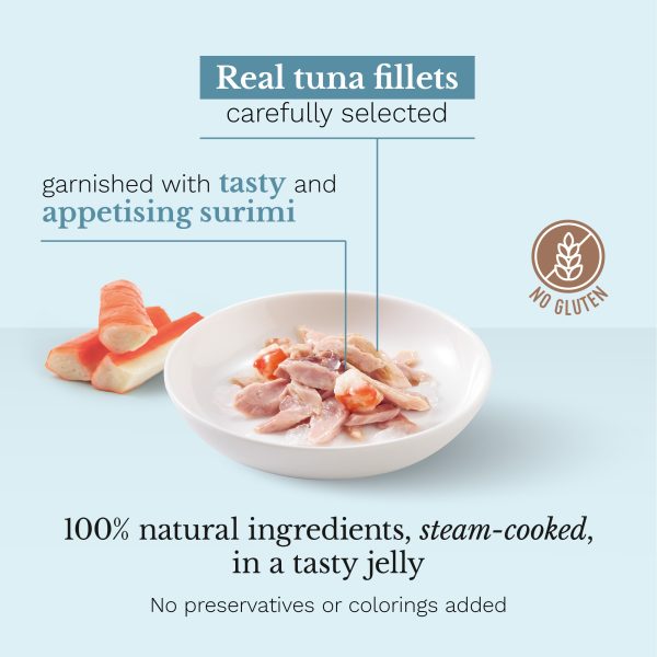 Schesir Tuna with Surimi Wet Cat Food, 85g - Image 2