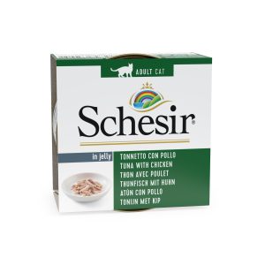 Schesir Tuna with Chicken Wet Cat Food, 85g