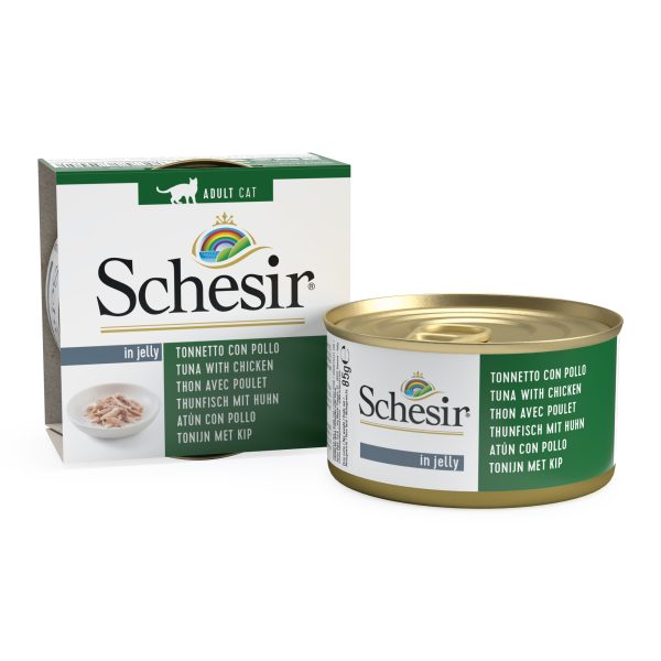 Schesir Tuna with Chicken Wet Cat Food, 85g - Image 3