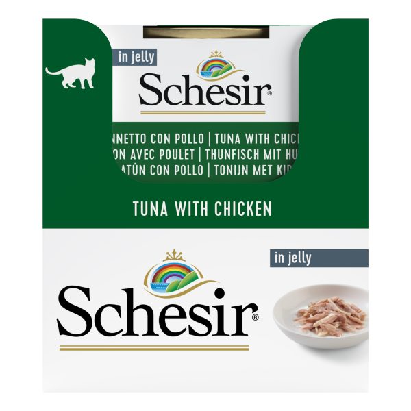 Schesir Tuna with Chicken Wet Cat Food, 85g - Image 4