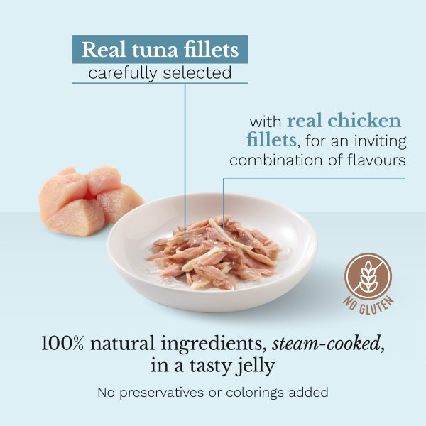 Schesir Tuna with Chicken Wet Cat Food, 85g - Image 2