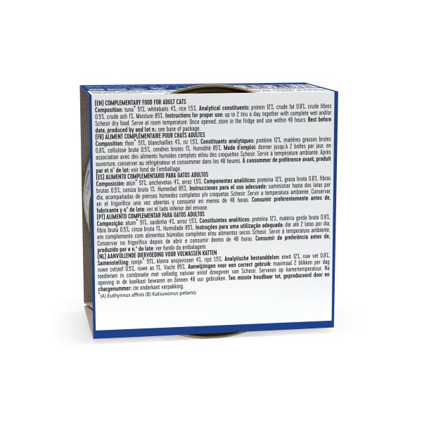 Schesir Tuna with Whitebait Wet Cat Food, 85g - Image 6