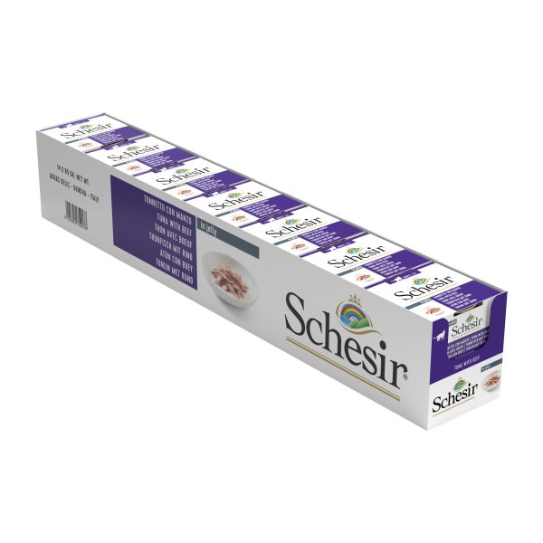 Schesir Tuna with Beef Wet Cat Food, 85g - Image 7