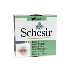 Schesir Tuna with Algae Wet Cat Food, 85g