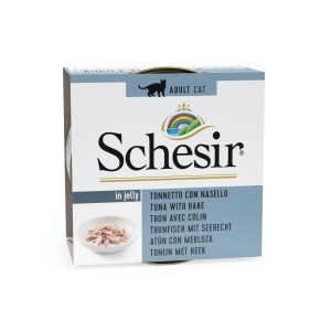 Schesir Tuna with Hake Wet Cat Food, 85g