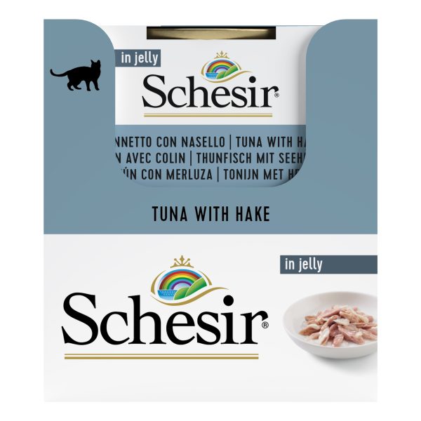 Schesir Tuna with Hake Wet Cat Food, 85g - Image 4