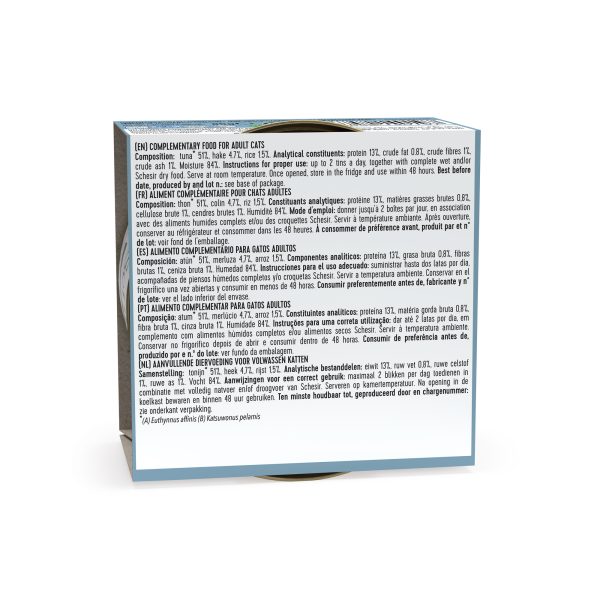 Schesir Tuna with Hake Wet Cat Food, 85g - Image 6