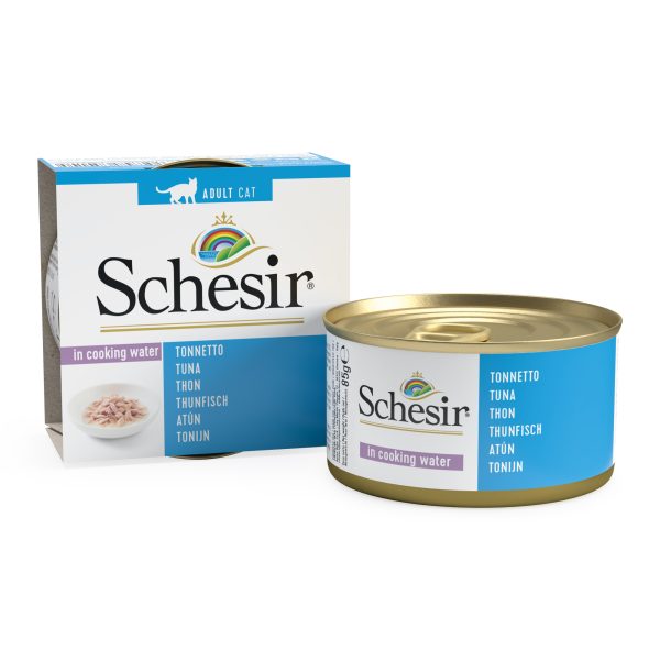 Schesir Tuna in Cooking Water Wet Cat Food, 85g - Image 3