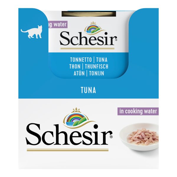 Schesir Tuna in Cooking Water Wet Cat Food, 85g - Image 4