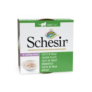 Schesir Chicken in Cooking Water Wet Cat Food, 85g
