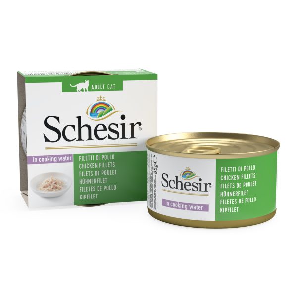 Schesir Chicken in Cooking Water Wet Cat Food, 85g - Image 5