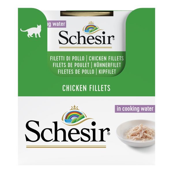Schesir Chicken in Cooking Water Wet Cat Food, 85g - Image 3