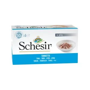 Schesir Multipack Tuna Wet Cat Food, 50g (Pack of 6)