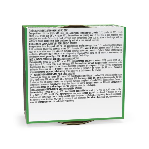Schesir Chicken Wet Dog Food, 150g - Image 4