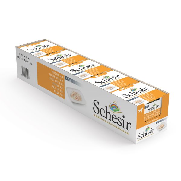 Schesir Chicken with Aloe Wet Dog Food, 150g - Image 6