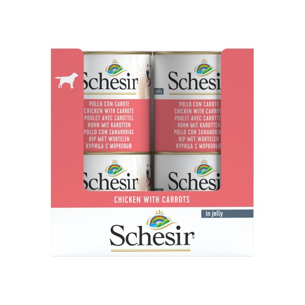 Schesir Chicken with Carrots Wet Dog Food, 285g - Image 3