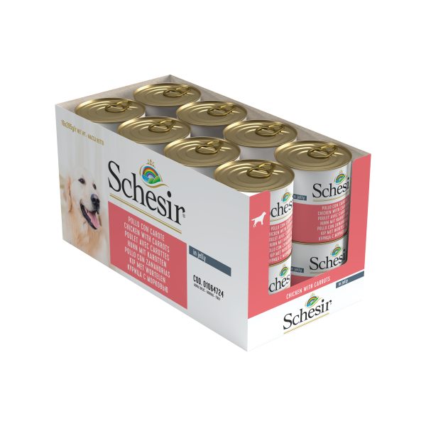Schesir Chicken with Carrots Wet Dog Food, 285g - Image 4