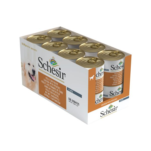 Schesir Chicken with Potatoes Wet Dog Food, 285g - Image 3