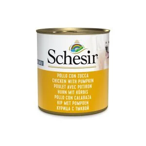 Schesir Chicken with Pumpkin Wet Dog Food, 285g