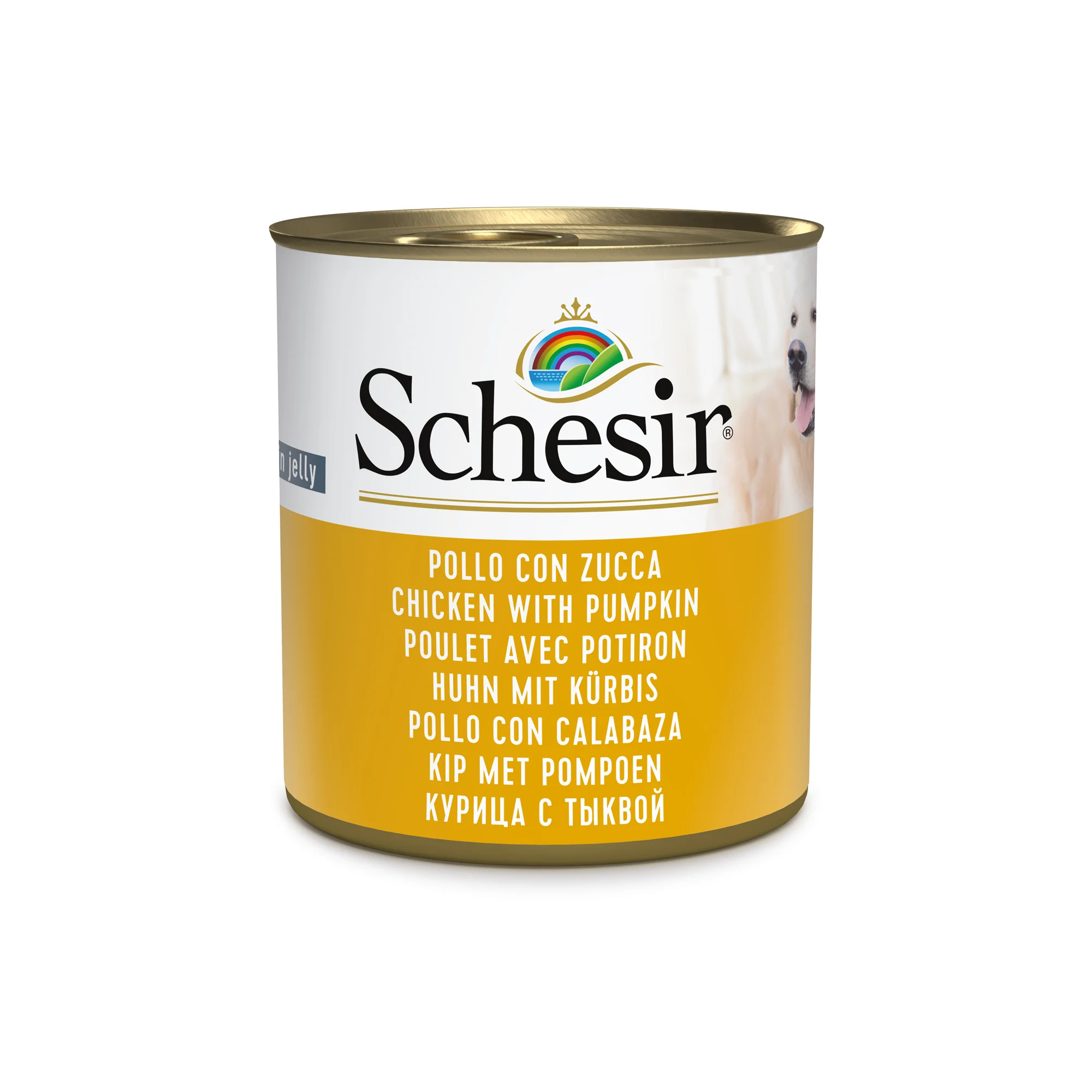 Schesir Chicken with Pumpkin Wet Dog Food, 285g