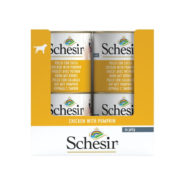 Schesir Chicken with Pumpkin Wet Dog Food, 285g - Image 3