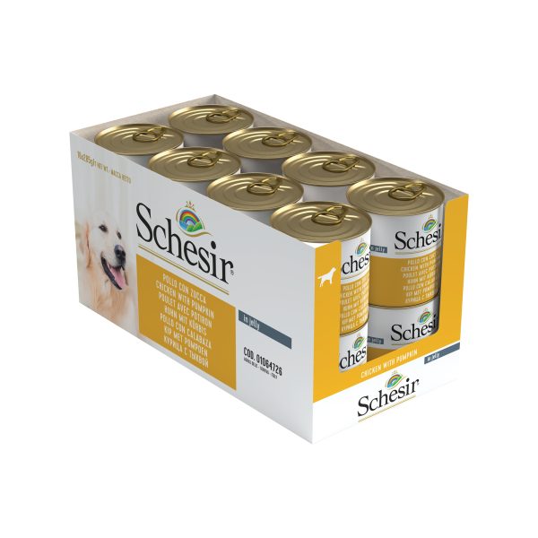 Schesir Chicken with Pumpkin Wet Dog Food, 285g - Image 4