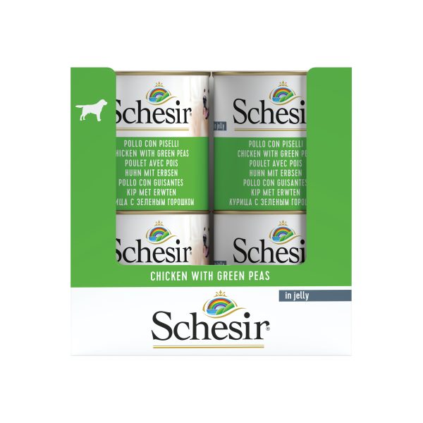 Schesir Chicken with Green Peas Wet Dog Food, 285g - Image 2