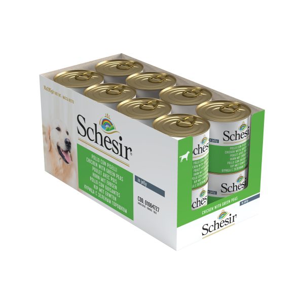 Schesir Chicken with Green Peas Wet Dog Food, 285g - Image 3