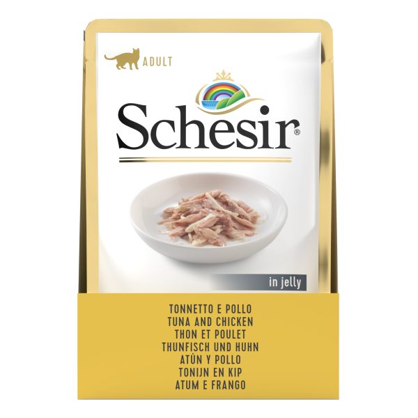 Schesir Tuna and Chicken Pouch Wet Cat Food, 85g - Image 3