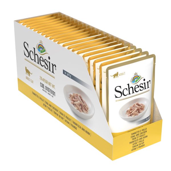 Schesir Tuna and Chicken Pouch Wet Cat Food, 85g - Image 6