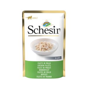 Schesir Chicken Pouch Wet Cat Food, 85g