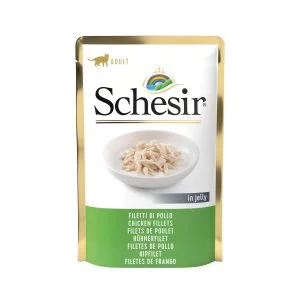 Schesir Chicken Pouch Wet Cat Food, 85g