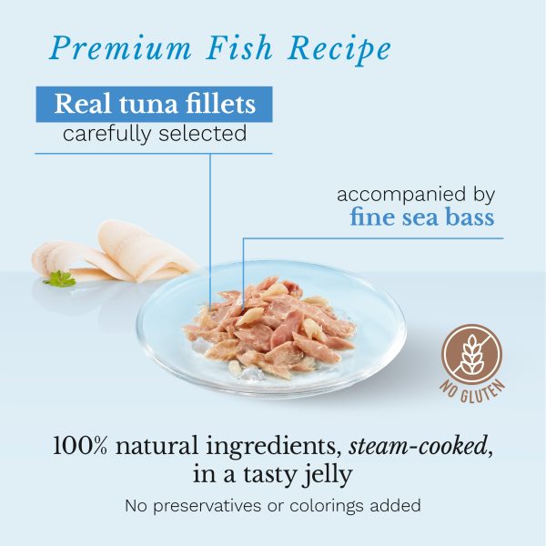 Schesir Tuna with Seabass Pouch Wet Cat Food, 85g - Image 2
