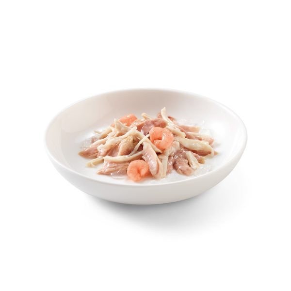 Schesir Tuna and Chicken with Shrimp Pouch Wet Cat Food, 85g - Image 3